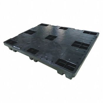 GRAINGER APPROVED Pallet 1 200 lb 48 in L 40 in W Black, 2PE64