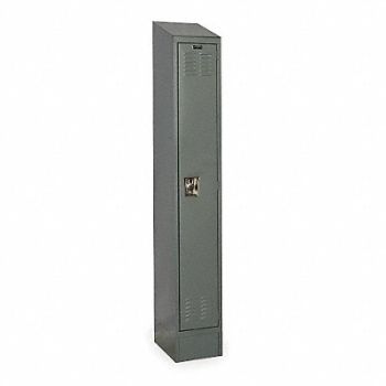HALLOWELL D4815 Wardrobe Locker Lvrd 1 Wide 1 Tier Gray, 2PFL8