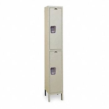 HALLOWELL K4107 Wrdrb Lckr 2x1Lckr Tan 78 x18 x18 Assm, 2PGJ1