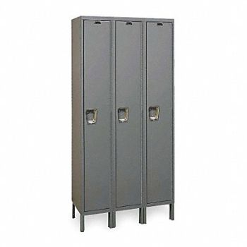 HALLOWELL K4094 Lckr 1x3Lckr Drk Gry 78 x54 x21 Assm, 2PGL4