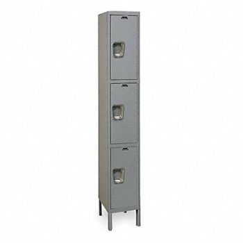 HALLOWELL K4119 Lckr 3x1Lckr Drk Gry 78 x12 x18 UnAssm, 2PGF2