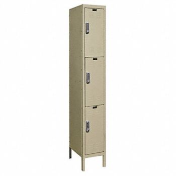 HALLOWELL Wrdrb Lckr 3x1Lckr Tan 78 x12 x18 Assm, 2PGV9