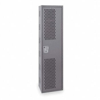 HALLOWELL Wrdrb Lckr 1x1Lckr Gray 72 x18 x18 Assm, 2PGY6