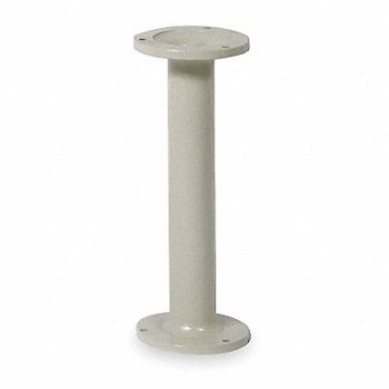 HALLOWELL Bench Pedestal Rnd Tan 16 3/4 x6, 2PHA3