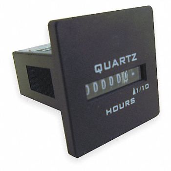 TRUMETER Hour Meter Panel Square 10-80 VDC, 2PPU4