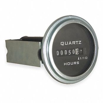 TRUMETER Hour Meter Electrical Round 10-80VDC, 2PPU6