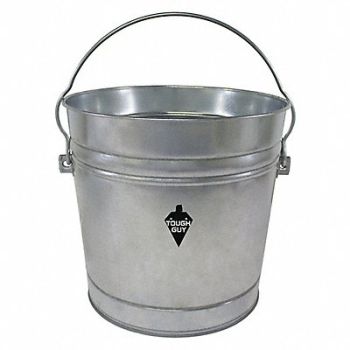 GRAINGER APPROVED Bucket 6 gal Silver, 2PYW4