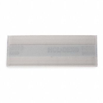 STANLEY VIDMAR Label Holder Clear Plastic Slide-In, 2Q094