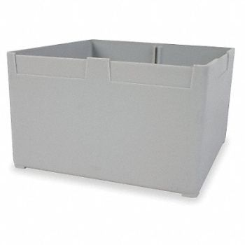 VIDMAR Bin Cup 6 x 3.75 x 3 Gray, 2Q108