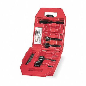 MILWAUKEE Self Feed Drill Set 7pc Steel, 2Q515