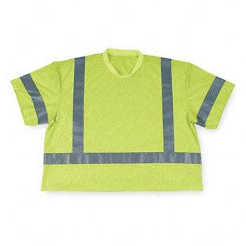 CONDOR T-Shirt Polyester Mesh Lime XL, 2RE41