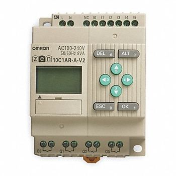 OMRON Programmable Relay 100-240VAC, 2REN9