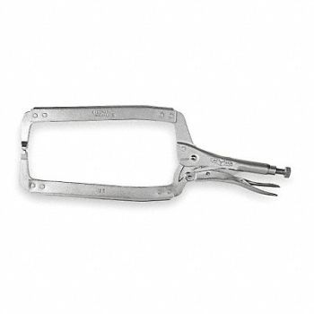 IRWIN VISE-GRIP Locking C-Clamp 18 8 Cap 9-1/2 Throat, 2RKN7