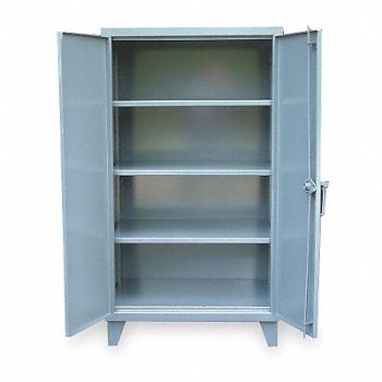 STRONG HOLD Strg Cab 60 x72 x24 DrkGry 3Shlv, 2RNC4