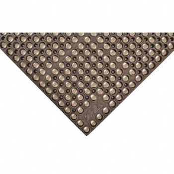 NOTRAX Drainage Mat Black 3 ft 3 x2 ft 5, 2RPK1