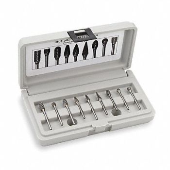 WIDIA METAL REMOVAL Carbide Bur Sets 1/2 8 Pcs, 2RPW1
