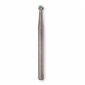 WIDIA METAL REMOVAL Carbide Bur Ball 1/4 Single Cut SD-01, 2RPX6