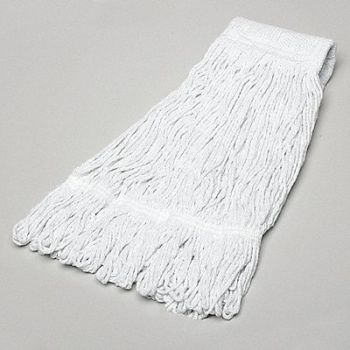 ABILITY ONE Wet Mop White Acrylic/Nylon/Rayon/PET, 2RRA7