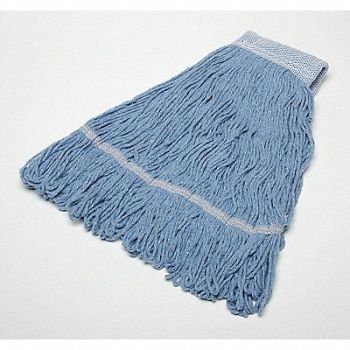 ABILITY ONE Wet Mop Blue Acrylic/Nylon/Rayon/PET, 2RRA9