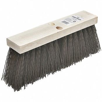 ABILITY ONE Push Broom Head Tapered 16 Sweep Face, 2RRC2