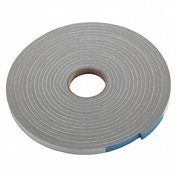 GRAINGER APPROVED Foam Seal 17ft Gray PVC Closed Cell Foam, 2RRE4