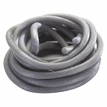 GRAINGER APPROVED Caulk Backer Rod 20 ft Gray Foam, 2RRG2