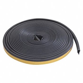 GRAINGER APPROVED G2324 Gasketing 20 ft Black Silicone, 2RRR6