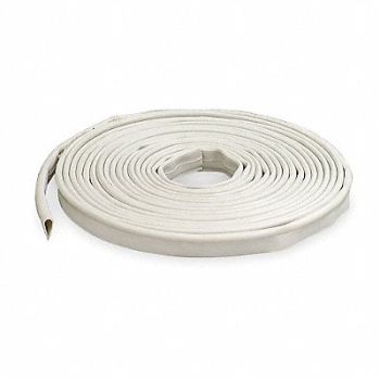 GRAINGER APPROVED G2324 Gasketing 20 ft White Silicone, 2RRR7