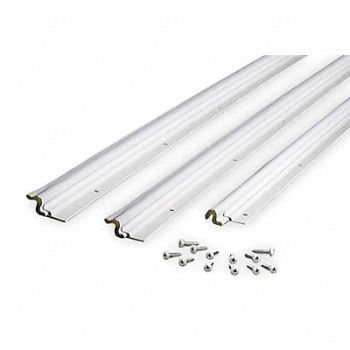 GRAINGER APPROVED Weatherstrip Kerf Vinyl Clad White, 2RRT1