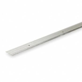 GRAINGER APPROVED Seam Binder 1-1/4 x 96 In Fluted Silver, 2RRV4
