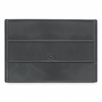 AKRO-MILS Divider 7 3/8 in Black 6 PK6, 2RV55