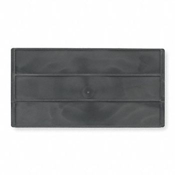 AKRO-MILS Divider 10 1/8 in Black 6 PK6, 2RV56