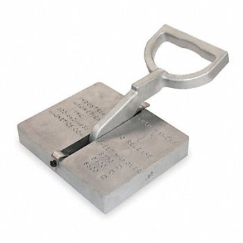 MAG-MATE Lifting Magnet 600 Lb Flat Steel Cap, 2RVA6