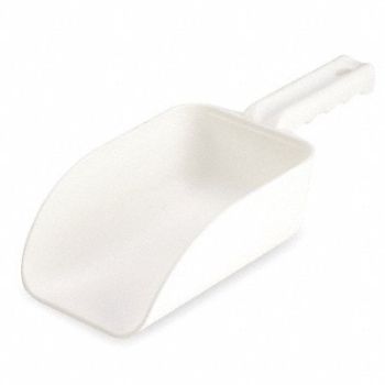 REMCO F8523 Small Hand Scoop Poly 32 Oz White, 2RVX5