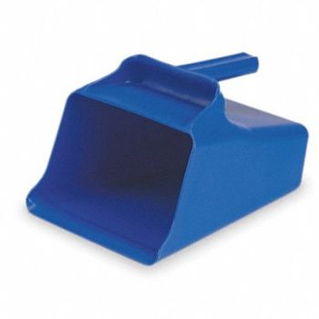 REMCO F8440 Mega Hand Scoop Poly 128 Oz Blue, 2RVX8