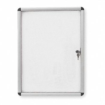 GRAINGER APPROVED Enclosed Bulletin Board 49 x 37-1/5, 2RXC8