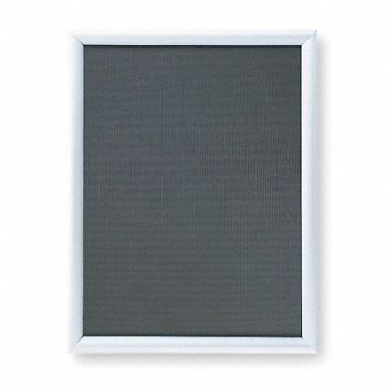 GRAINGER APPROVED Encl Sign Holder Wall 8-1/2x11 Alum/PVC, 2RXD8