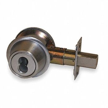 FALCON LOCK Deadbolt HD Satin Chrome SFIC Not Incl., 36Z114