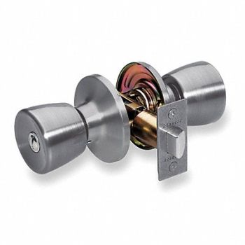 MASTER LOCK Knob Lockset Mechanical Privacy Grd. 3, 2RYC2