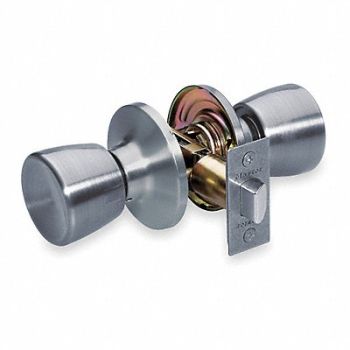 MASTER LOCK Knob Lockset Mechanical Passage Grd. 3, 2RYC3