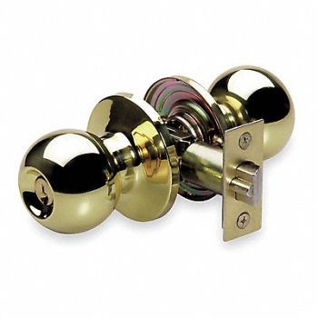 MASTER LOCK Knob Lockset Mechanical Entrance Grd. 3, 2RYC4