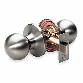 MASTER LOCK Knob Lockset Mechanical Passage Grd. 3, 2RYC9
