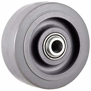 GRAINGER APPROVED Nonmark RBBR Tread Plastic Core Wheel, 2RYW6