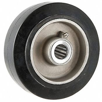 GRAINGER APPROVED RBBR Tread on Al Core Wheel 8, 2RYY2