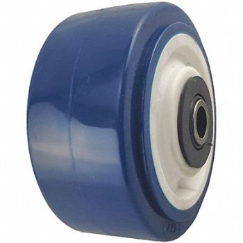 GRAINGER APPROVED PUR Tread on Plastic Core Wheel, 2RZC2