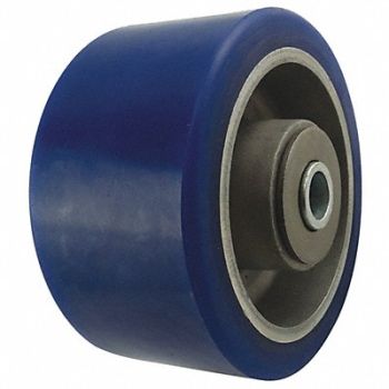 GRAINGER APPROVED PUR Tread Al Core Wheel, 2RZC6