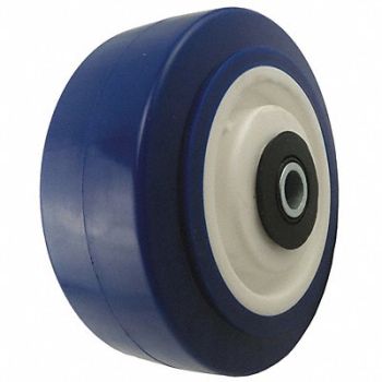 GRAINGER APPROVED PUR Tread on Plastic Core Wheel, 2RZC8
