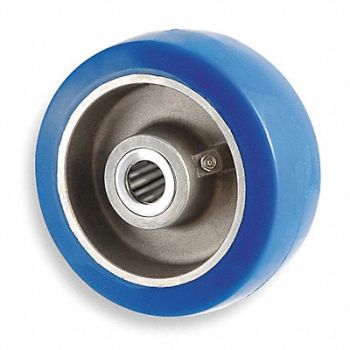 GRAINGER APPROVED PUR Tread Al Core Wheel, 2RZE3
