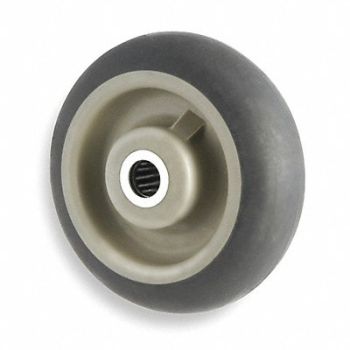 GRAINGER APPROVED Nonmark RBBR Tread Plastic Core Wheel, 2RZJ2