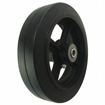 GRAINGER APPROVED RBBR Tread on Iron Core Wheel 8, 2RZJ9
